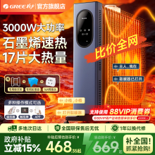 格力石墨烯油汀取暖器17片全屋大功率电暖器家用电暖气油丁加热器