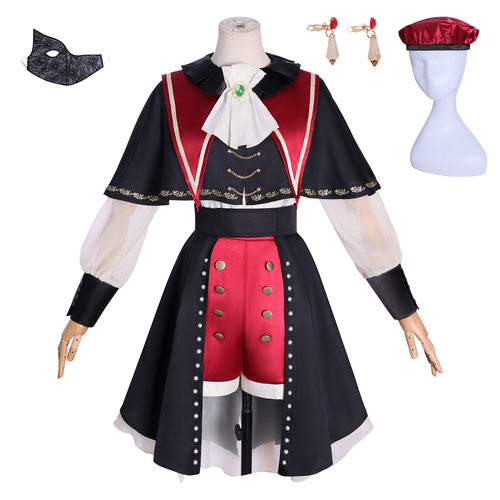 颂乐人偶若叶睦cos服AveMujica若叶睦cosplay动漫舞台表演服装