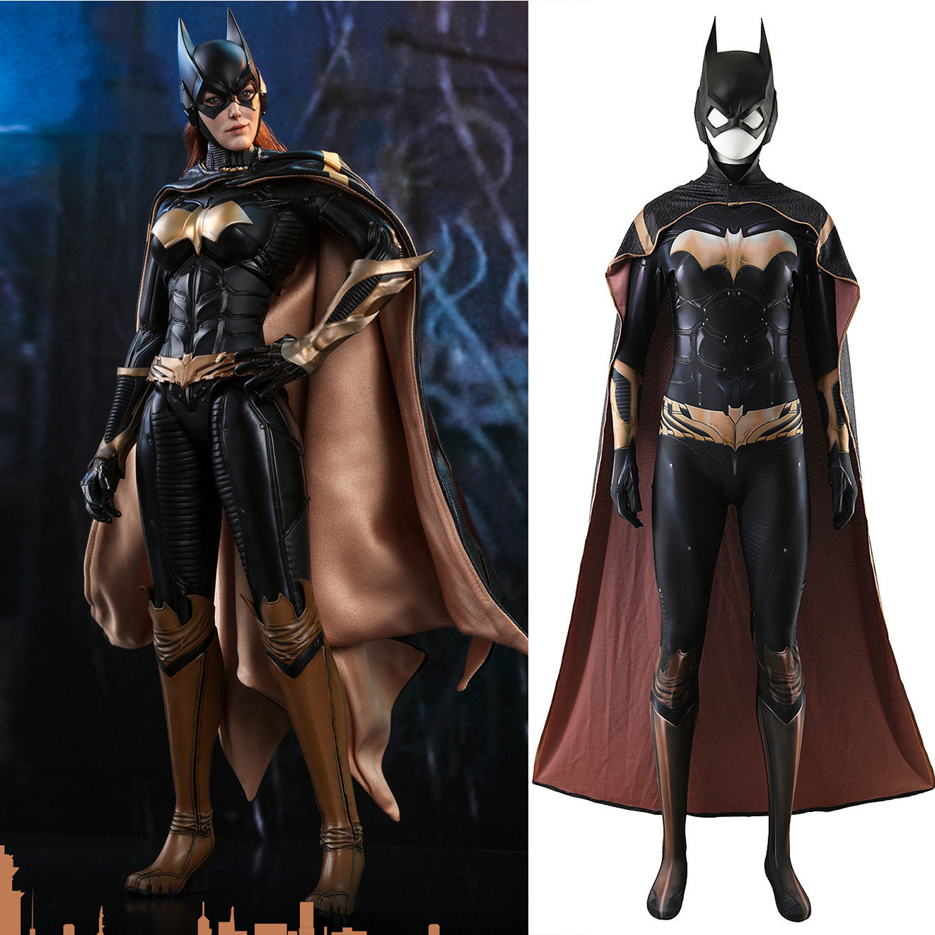 DC漫画阿卡姆骑士蝙蝠女侠cos服装Batwoman万圣节cosplay