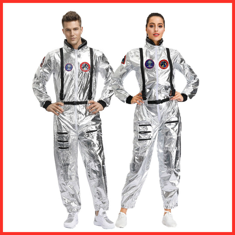 万圣节情侣流浪地球同款太空服装男士女士宇航员亲子舞台演出服装