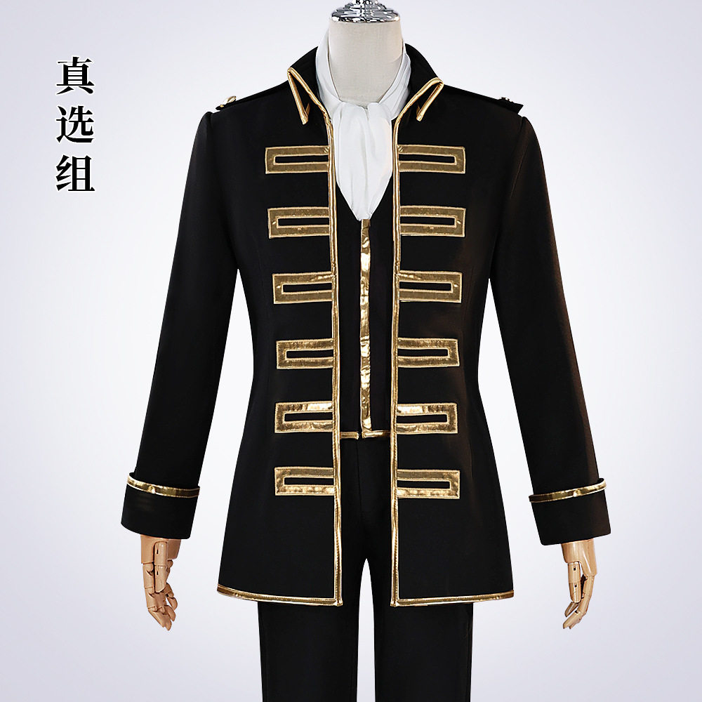 银魂真选组cos服土方十四郎cosplay制服常服面料二次元动漫服跨境