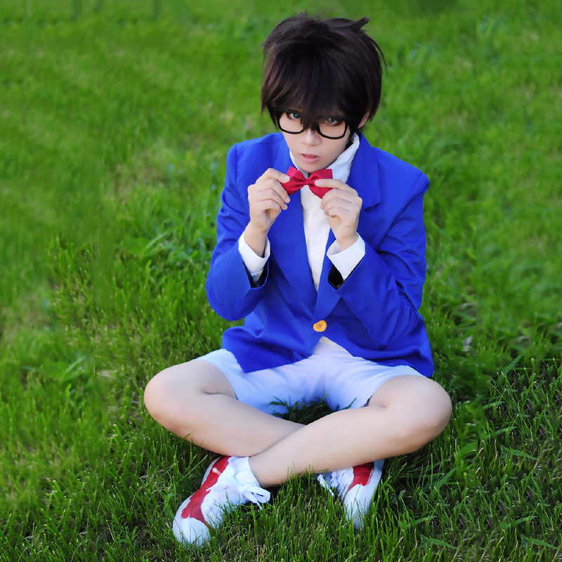 【亲漫园】名侦探柯南江户川柯南漫展年会万圣节表演cosplay服装
