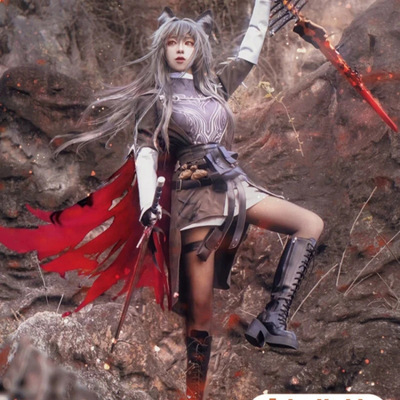 万圣节cos缄默德克萨斯cos服装明日方舟cos服动漫游戏cosplay