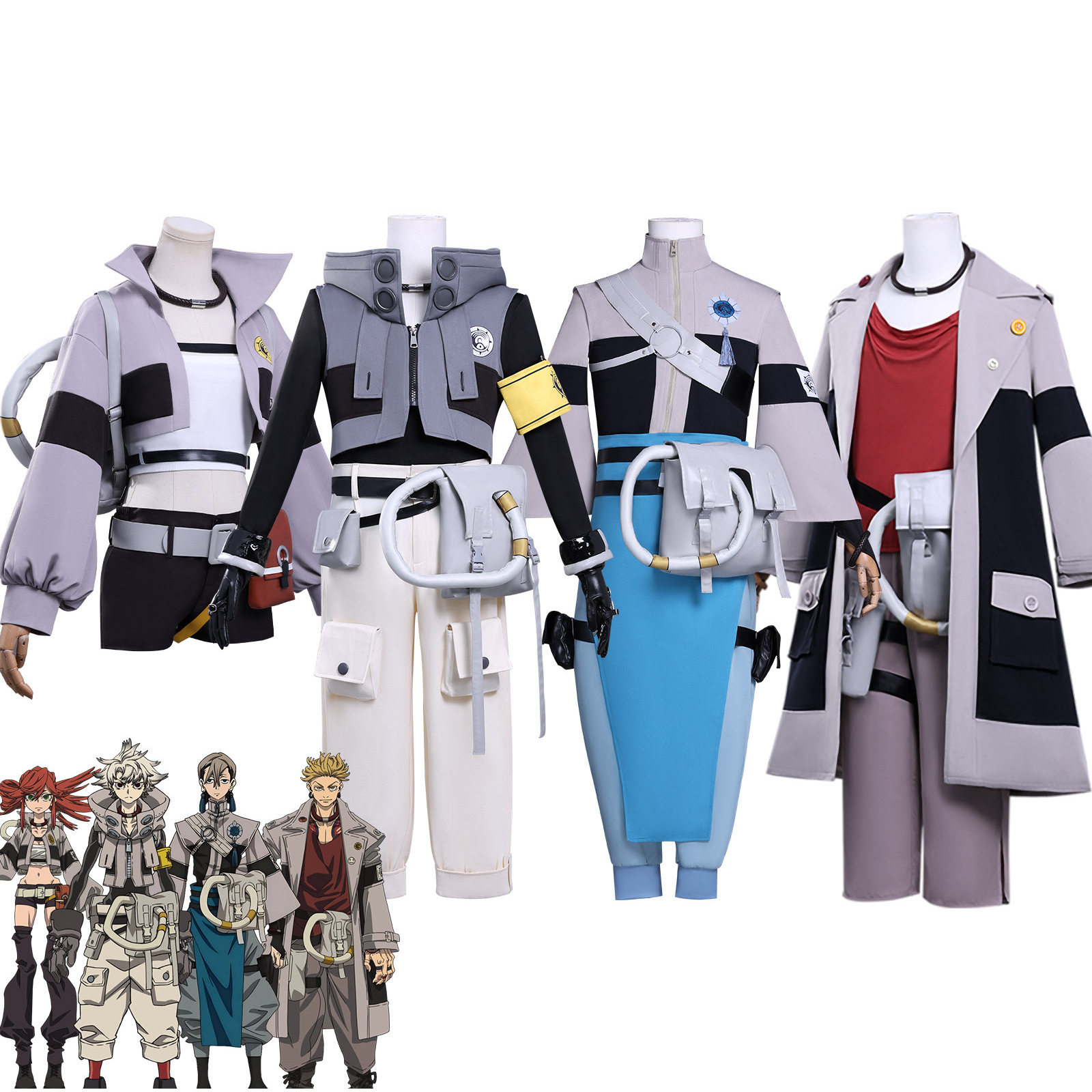 新丝璐跨境新款废渊战鬼cos服路德赞卡恩吉莉釉cosplay二次元动漫