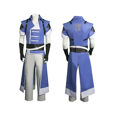 动漫恶魔城夜曲里希特贝尔蒙特蓝色服装派对嘉年华万圣节角色扮演