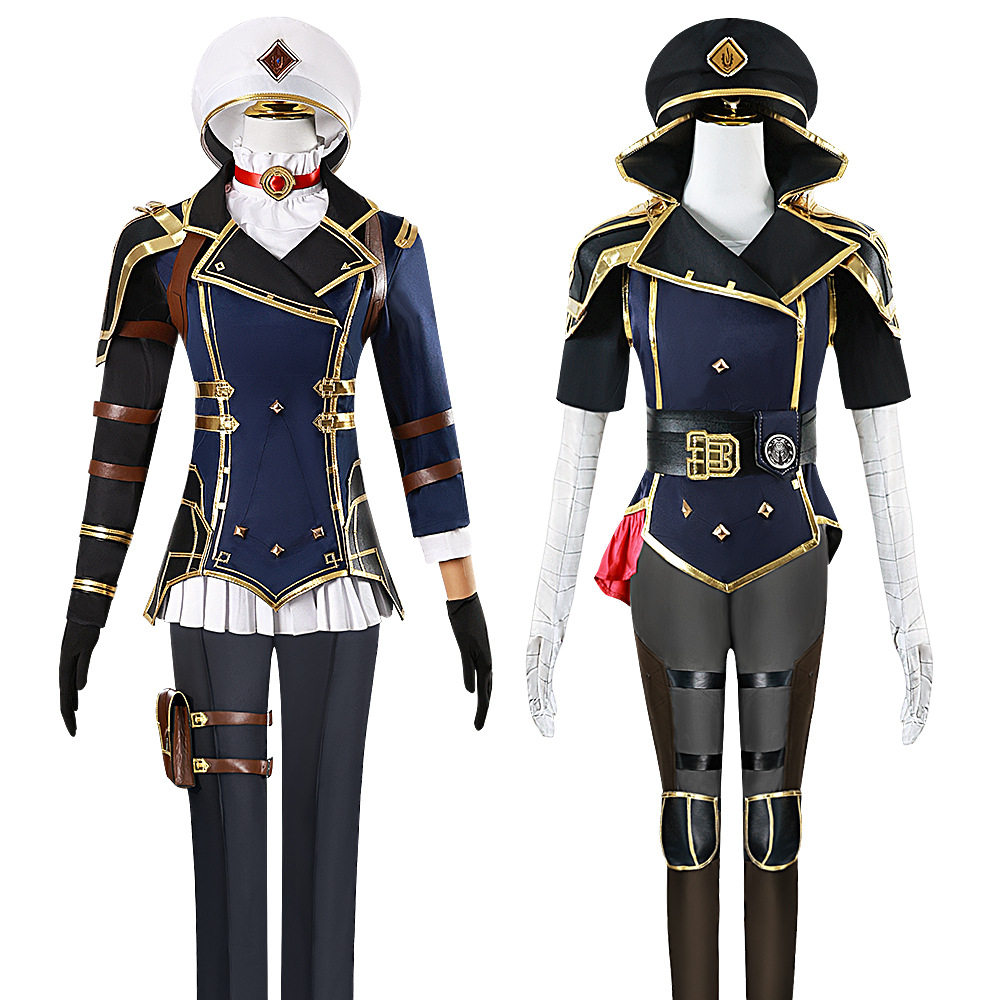 lol英雄联盟cos服双城之战2蔚凯特琳cosplay服装二次元动漫服跨境