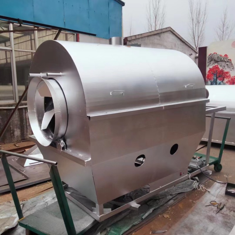 哈尔滨煤炭榛子炒货机 花生瓜子炒货机价格 柴火加热花生炒货机