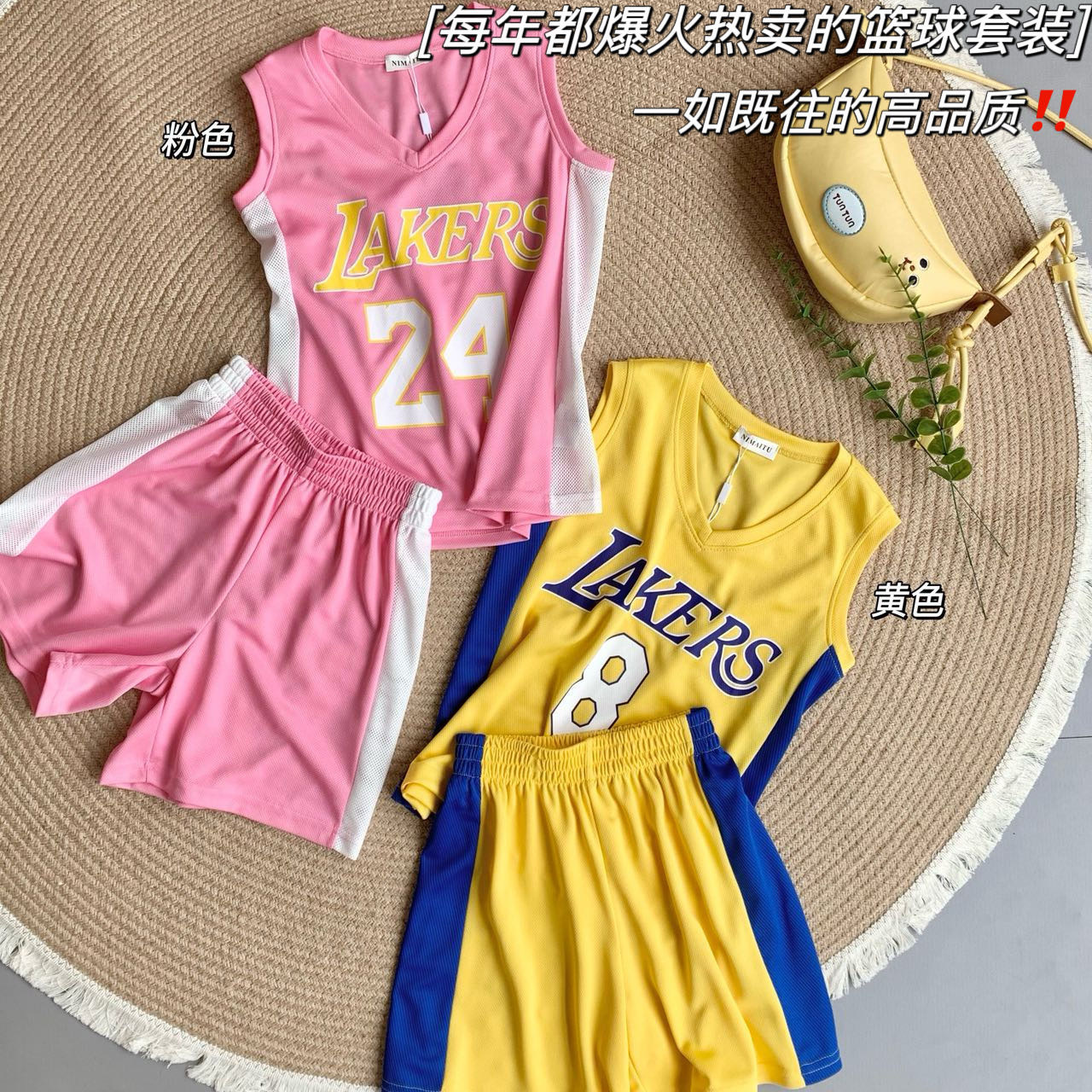 新款中大童冰丝篮球服套装一件包邮871620