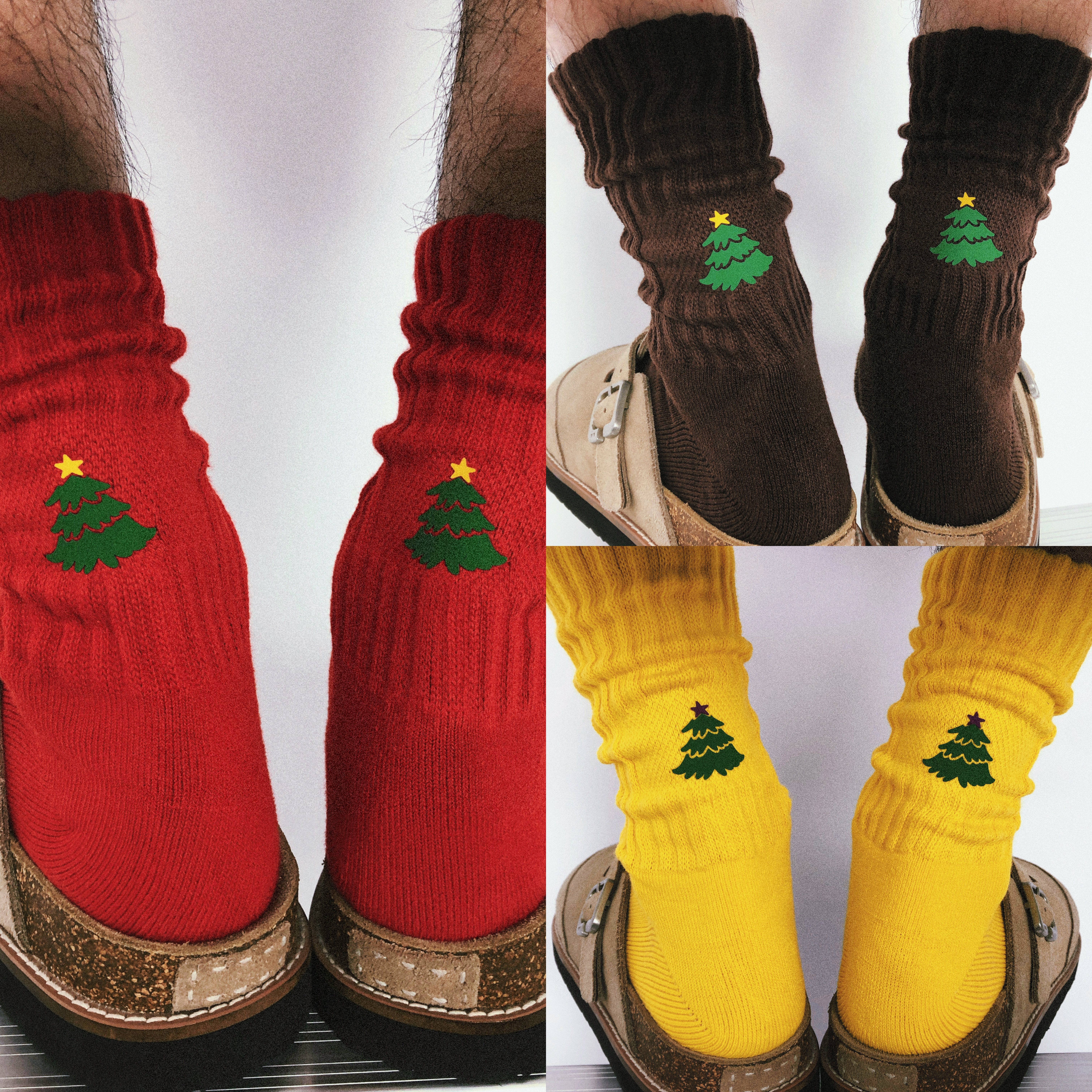 TREETALLIFE圣诞袜红色袜子本命年马年男款女款长筒堆堆袜厚袜子,女士内衣/男士内衣/家居服,中筒袜,淘宝优惠券,粉丝福利购,淘宝优惠卷