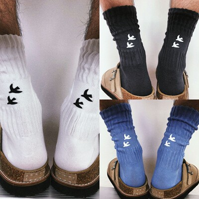 TREETALLIFE趣味飞鸟长袜毛巾底