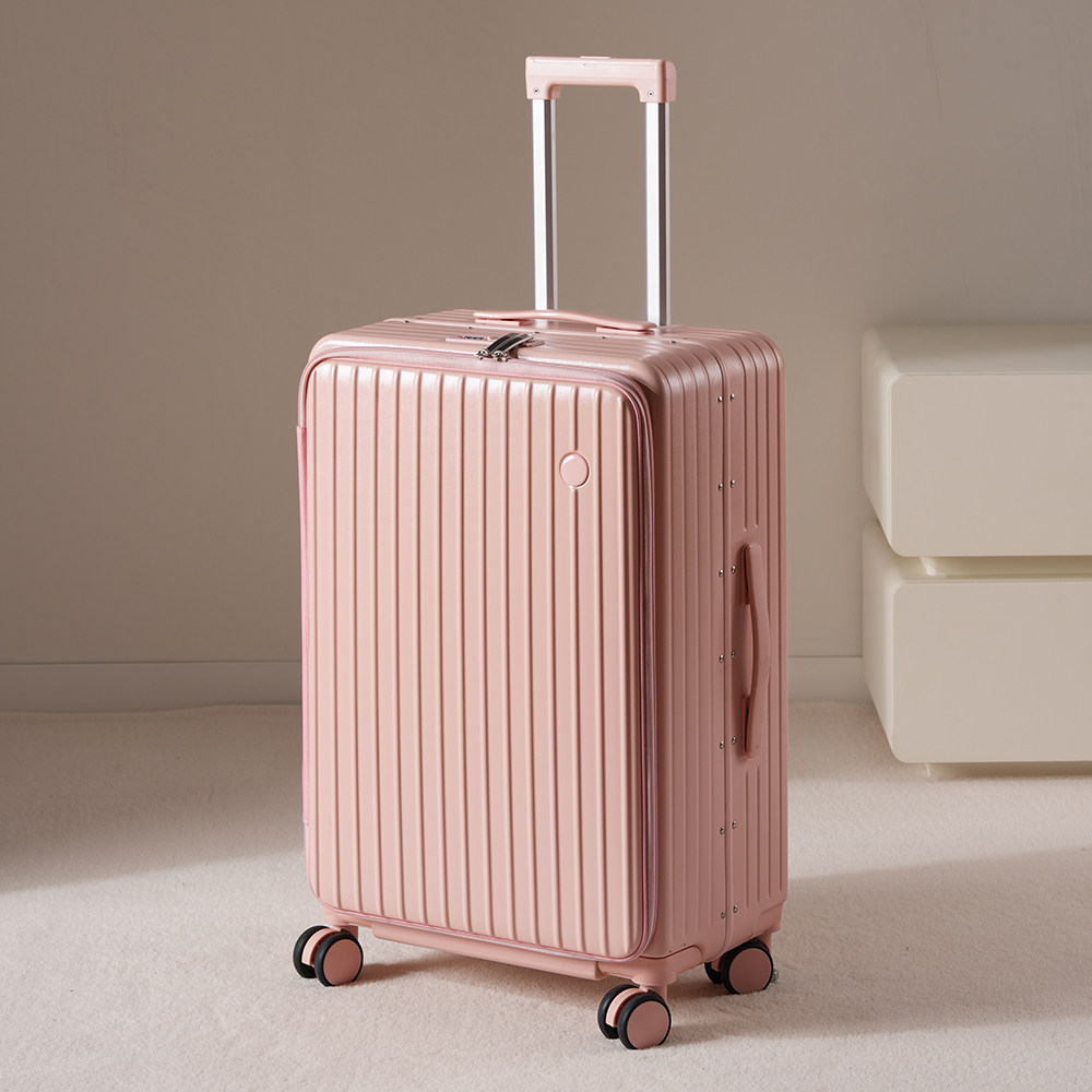 超大容量深仓侧开行李箱密码箱