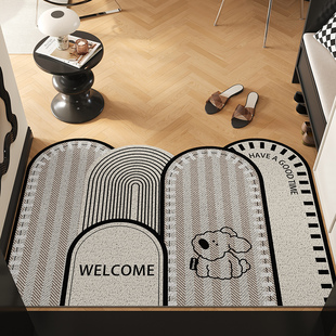门垫进门入户门脚垫室外门口丝圈防滑地垫可裁剪门外入门除尘地毯