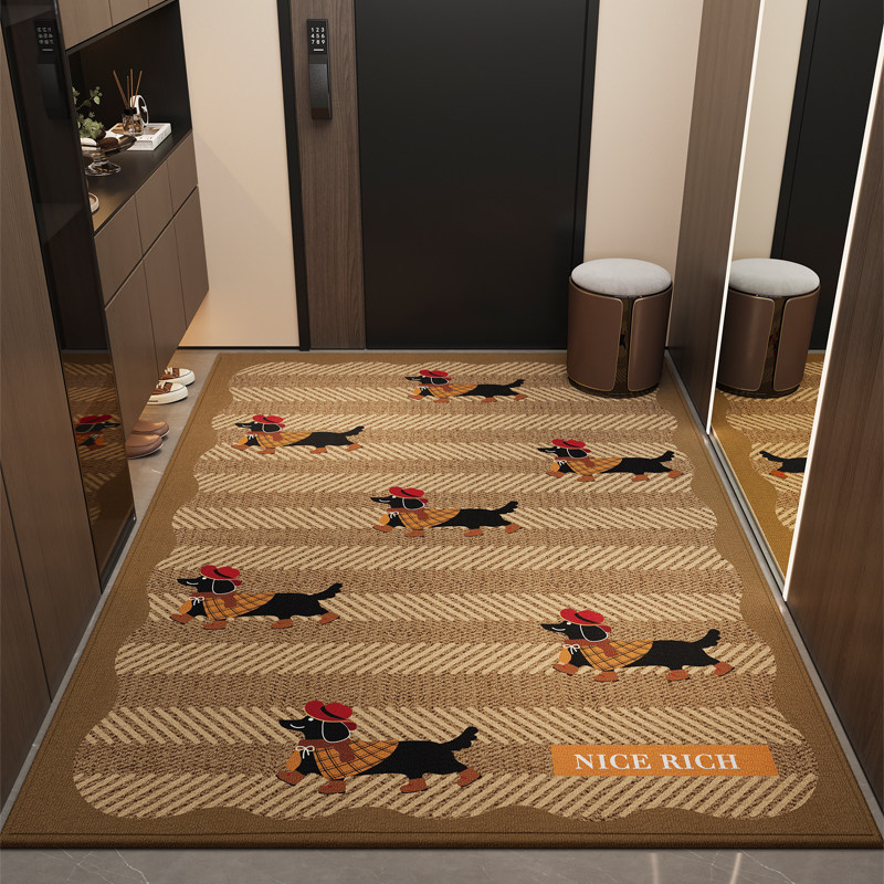 复古入户门地垫高级感门口进门除尘脚垫2025新款竖版入户玄关地毯,居家布艺,入户地垫,淘宝优惠券,粉丝福利购,淘宝优惠卷