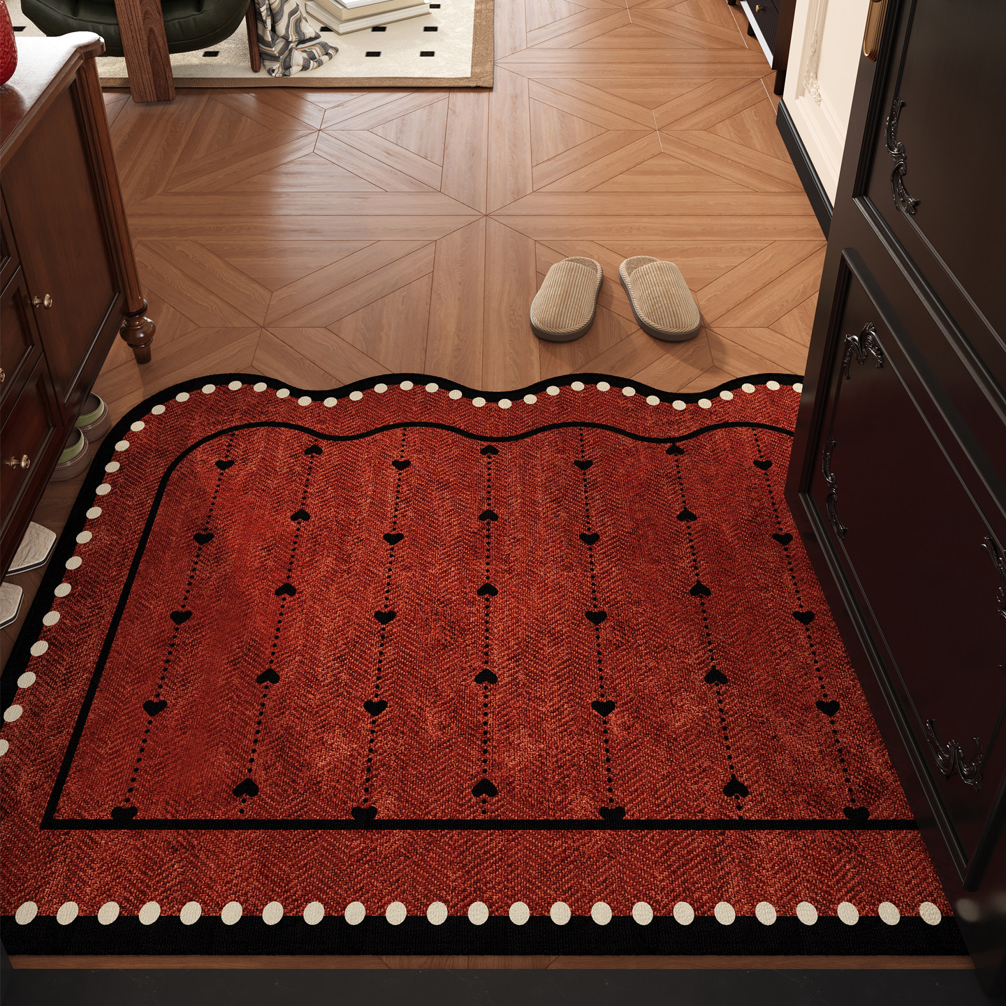 2026新年入户门地垫喜庆高级地毯