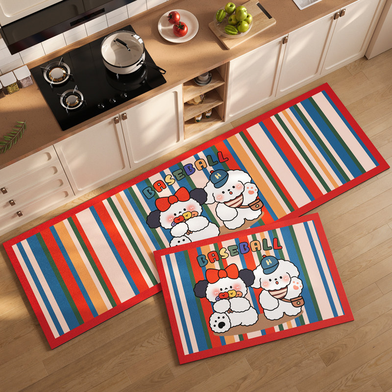 厨房门口地垫防滑防油可擦免洗专用脚垫新款硅藻泥吸水垫耐脏地毯,居家布艺,厨房地垫,淘宝优惠券,粉丝福利购,淘宝优惠卷