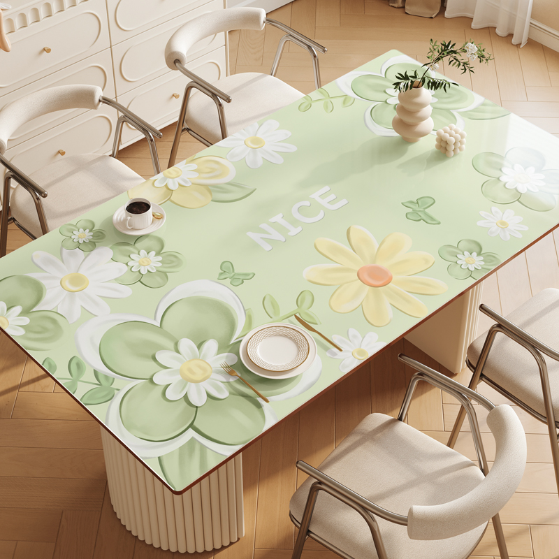 软玻璃桌垫防水防油免洗茶几垫子