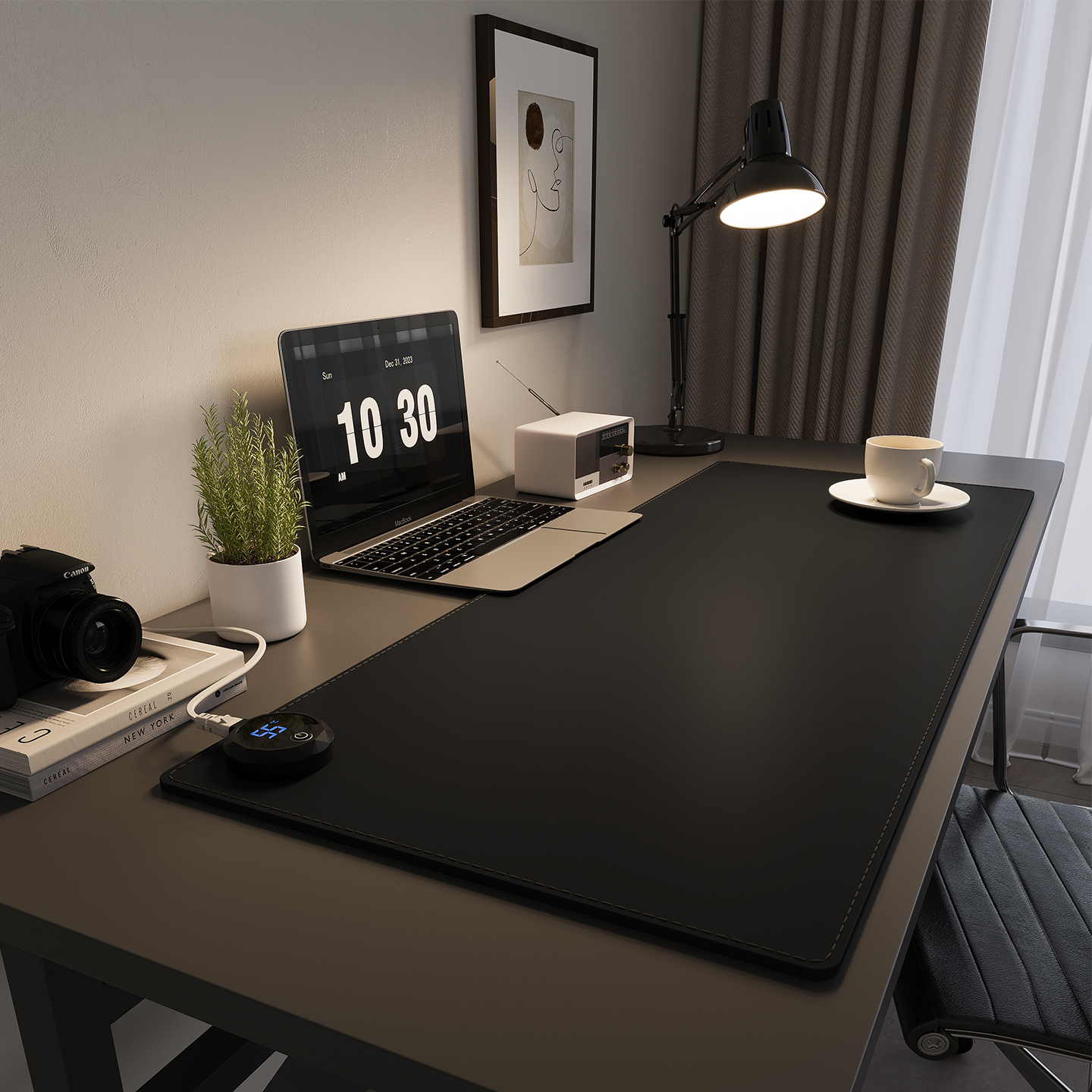 桌面加热垫办公室工位暖手鼠标垫