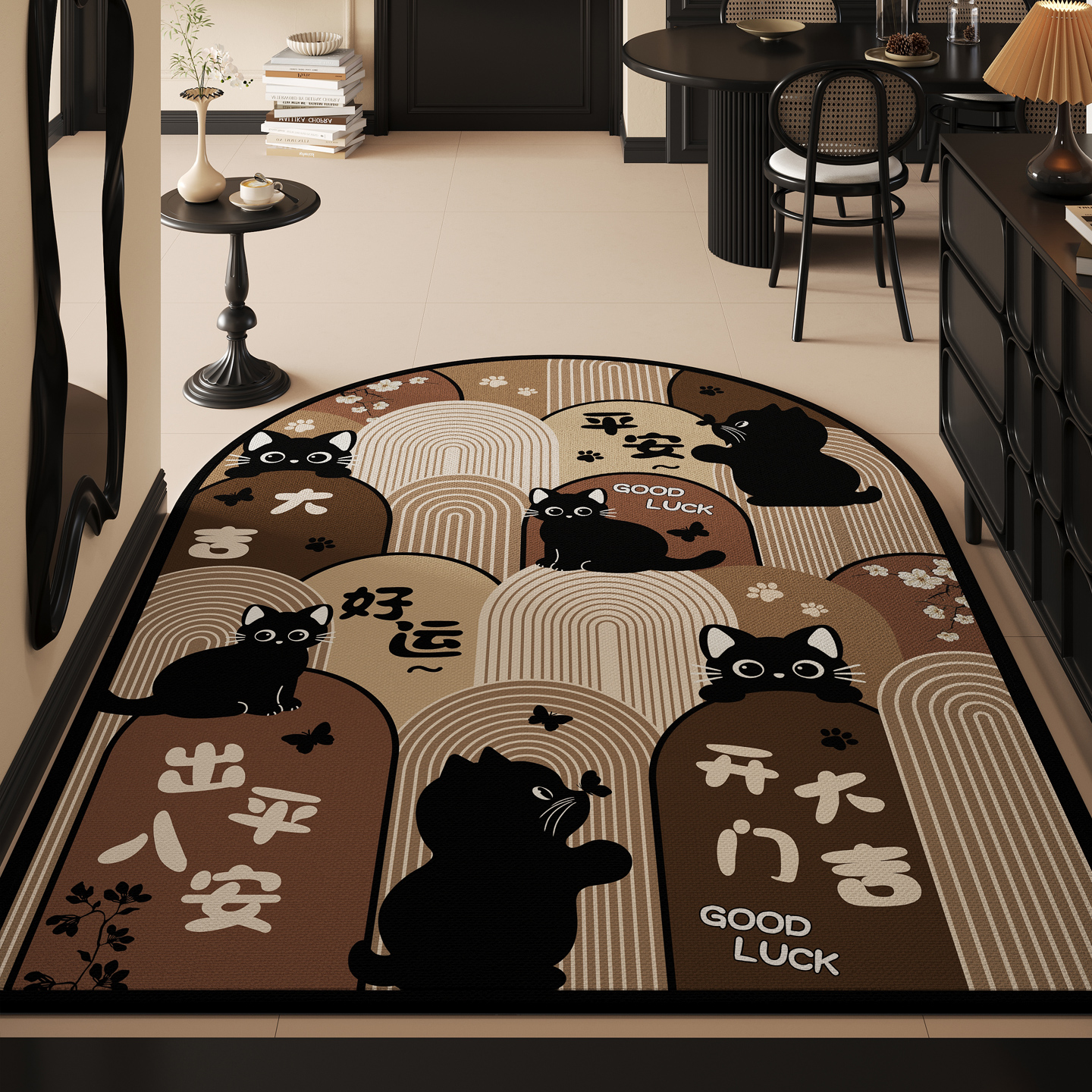 入户门地垫拱形门口耐脏防滑地毯