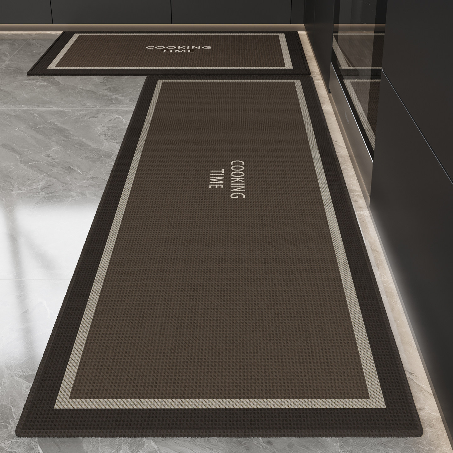 厨房专用防滑防油地垫耐脏免洗脚垫高级感加厚长条吸水吸油地毯垫,居家布艺,厨房地垫,淘宝优惠券,粉丝福利购,淘宝优惠卷