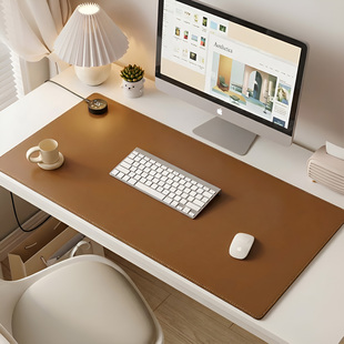 加热鼠标垫黑色高级感办公室桌面暖桌垫防水电热键盘垫发热暖手垫