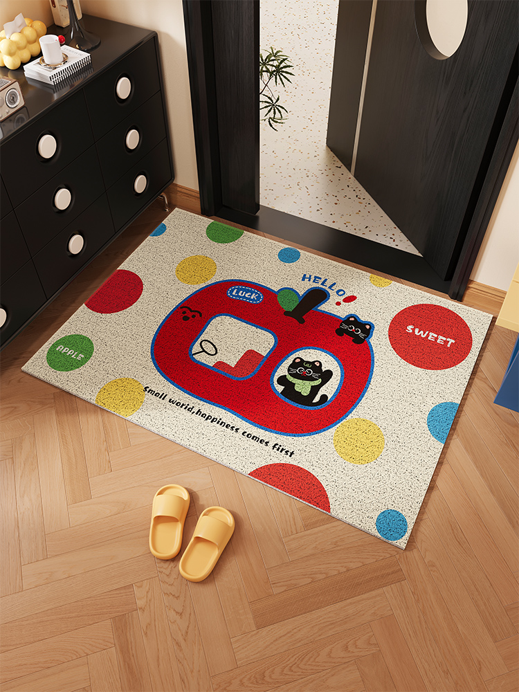 入户门地垫家门口进户门可裁剪丝圈脚垫个性创意玄关地毯入门门垫