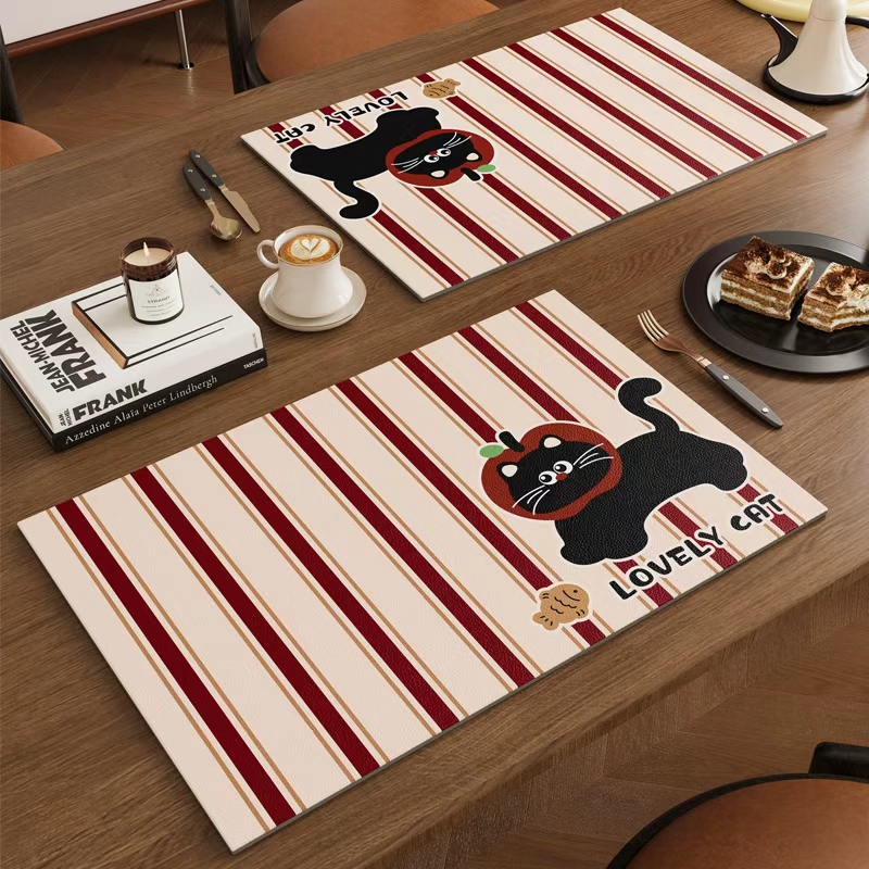 餐垫防水防油免洗硅胶台面沥水垫