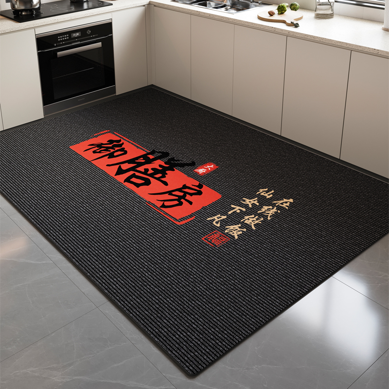 厨房地垫大面积全铺硅藻泥吸水垫