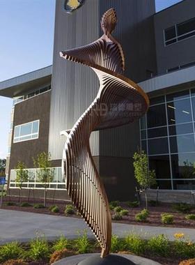 不锈钢凤凰雕塑定制大型广场景观创意孔雀烤漆动物羽翼金属摆件