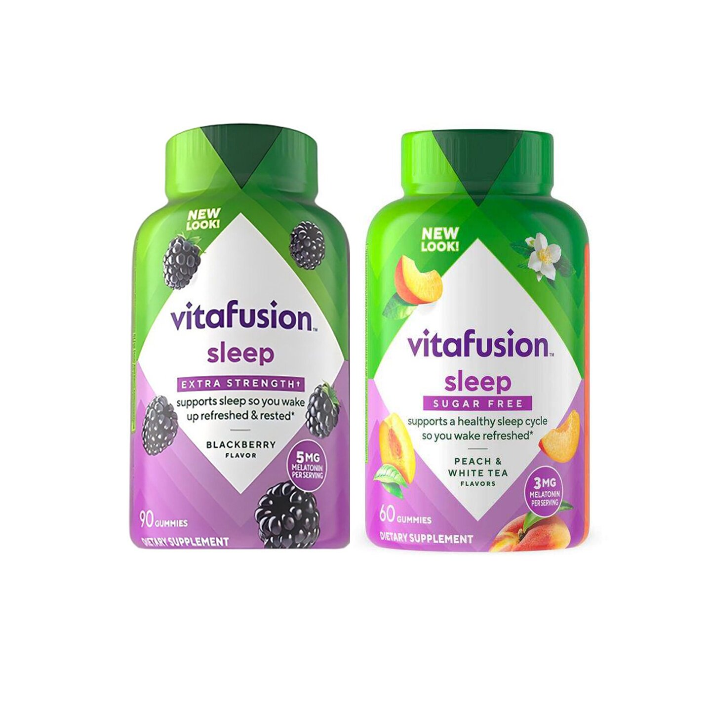 美国vitafusion褪黑素3mg/5mg合集