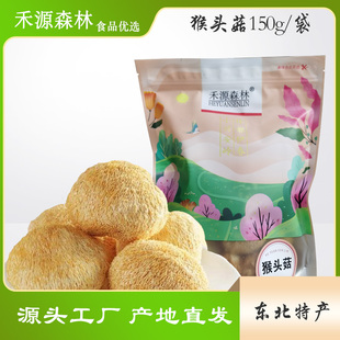 食用菌蘑菇 禾源森林品牌2023新货东北土特产150克 袋猴头菇袋装