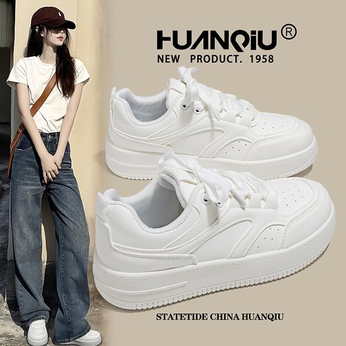 环球爆款百搭配裙子小白鞋