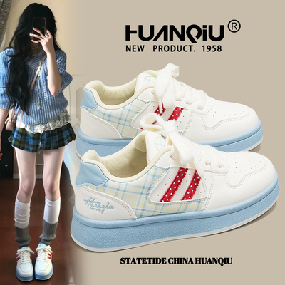 环球多巴胺小众vibe风百搭小白鞋