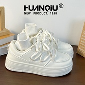 板鞋 环球小众女鞋 子 爆款 学生百搭运动鞋 厚底小白鞋 女秋冬2026新款