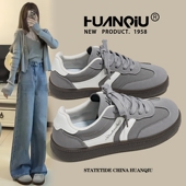 女2026新款 秋冬爆款 轻便平底鞋 环球德训鞋 子百搭学生小众休闲板鞋