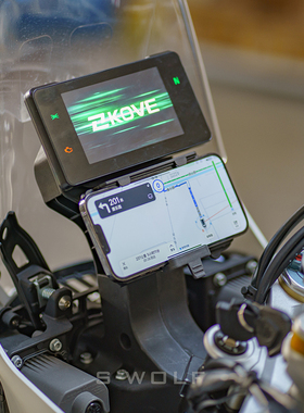 S-WOLF适用于凯越450rally辅助灯支架改装3MM不锈钢雪狼改装