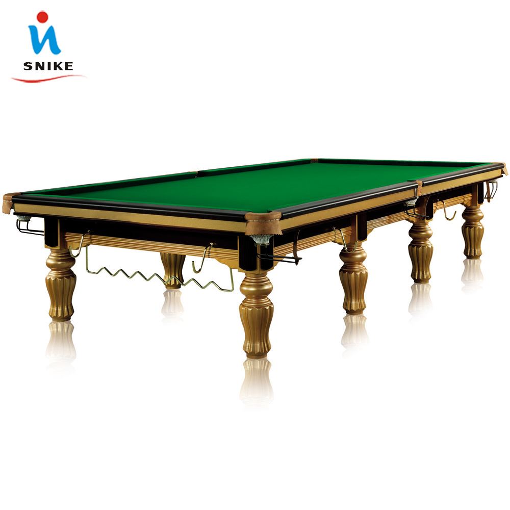 厂家生产供应银黑标准12尺斯诺克英式台球桌标准大台斯诺克球桌