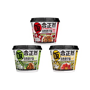 合正然自热鲜米饭桶装宿舍懒人免煮户外速食