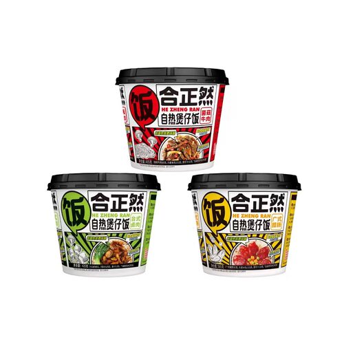 合正然自热鲜米饭桶装宿舍懒人免煮户外速食