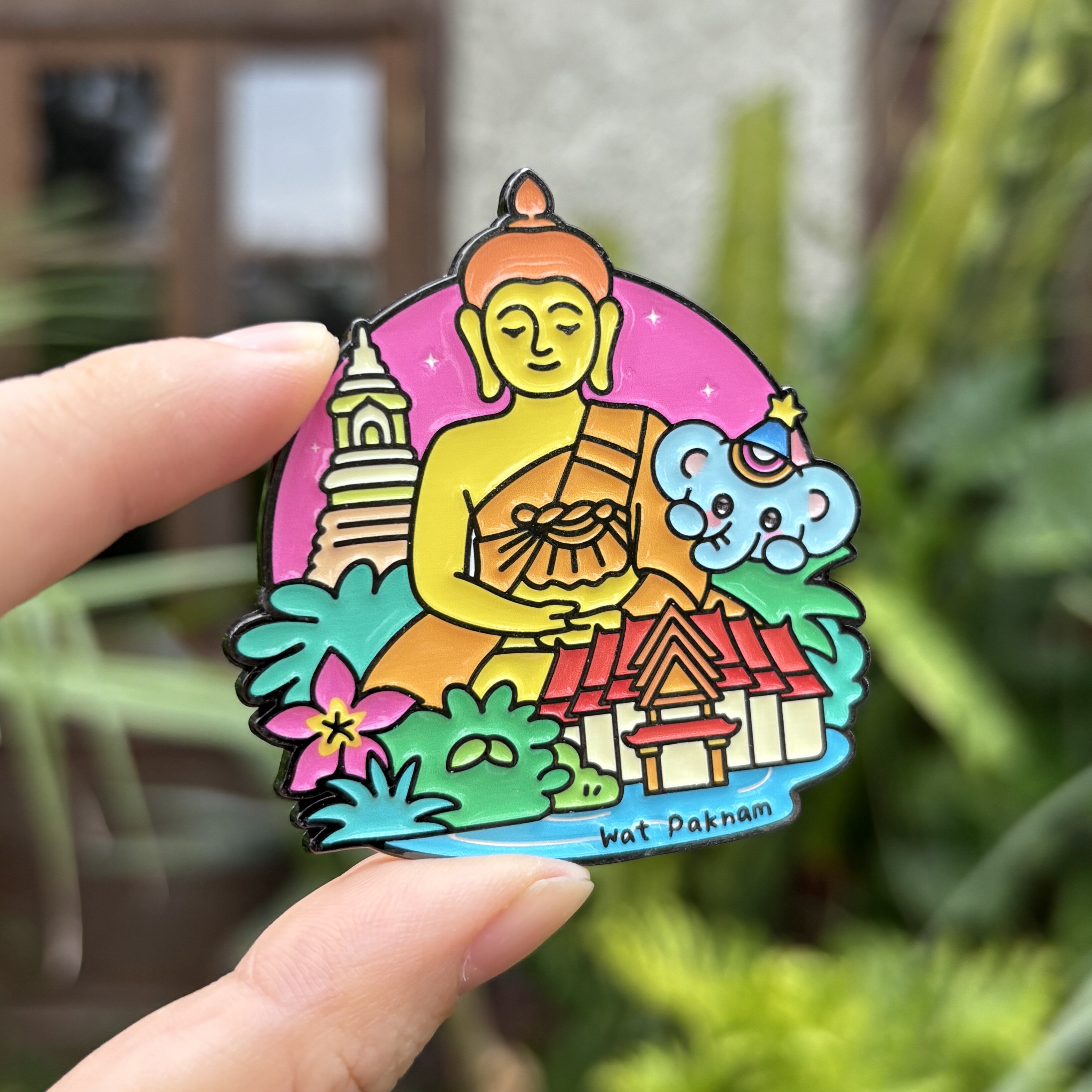 曼谷冰箱贴 水门寺 创意金属磁吸 泰国伴手礼纪念品文创礼物