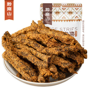 黔南山牛肉干贵州特产原切牛肉条105g黄牛休闲小零食袋装