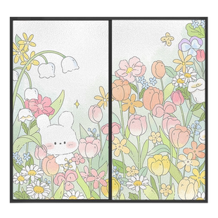 白磨砂玻璃贴纸防窥窗户贴膜卫生间窗户纸防走光浴室不透明玻璃纸