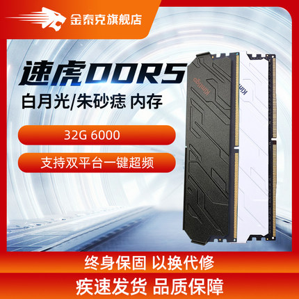 金泰克32GB(16GBx2) 套装 DDR5 6000频率 台式机笔记本电脑内存条
