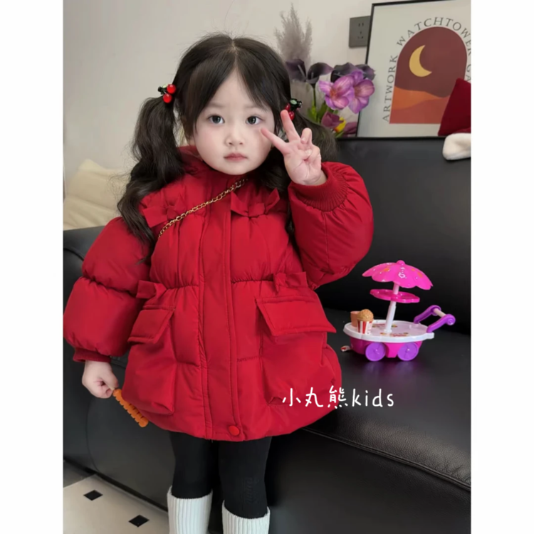 女童加厚棉服冬季2025新款洋气女宝宝夹棉外套冬装时髦儿童棉衣潮,童装/婴儿装/亲子装,棉袄/棉服,淘宝优惠券,粉丝福利购,淘宝优惠卷