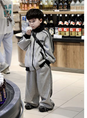 童话城堡&QT-2538加绒拉条套装