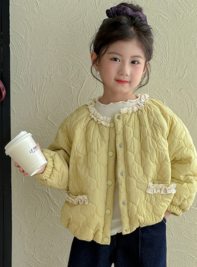 布衣乐童&D9038-花边领外套