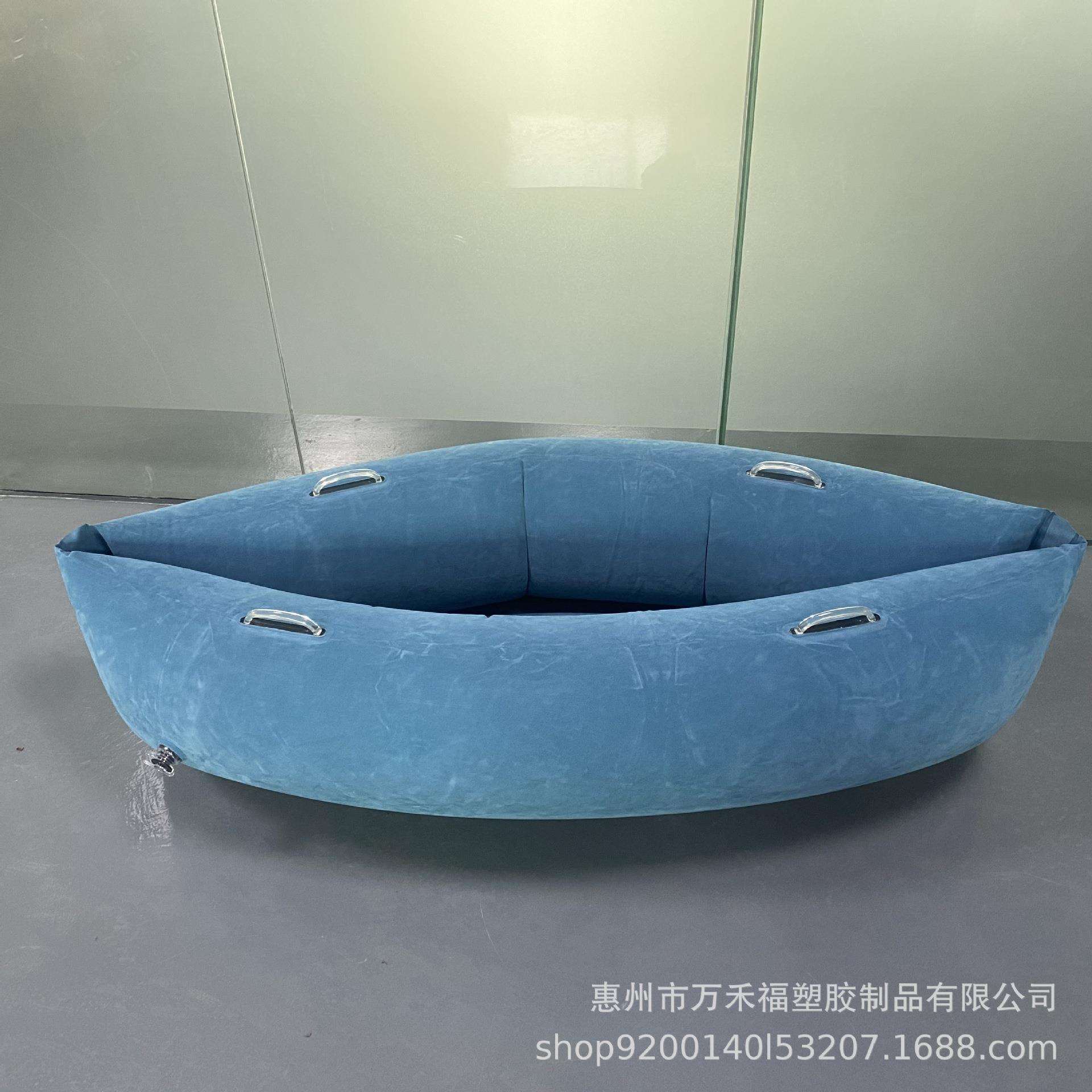 现货PVC充气懒人沙发贵妃椅居家休闲座椅植绒单人沙发充气摇摇椅