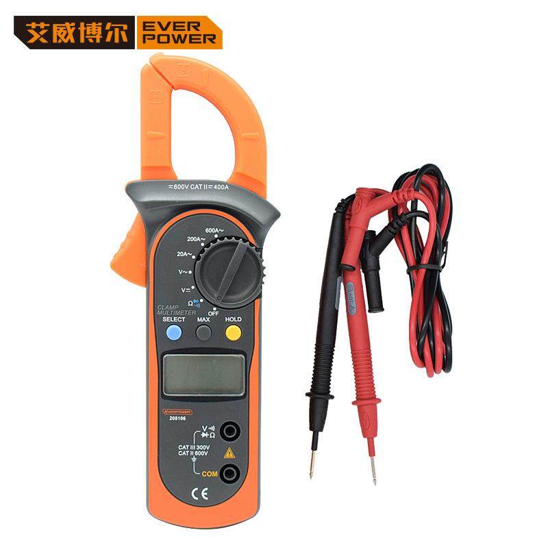 EVERPOWER/艾威博尔数字钳式万用表208106