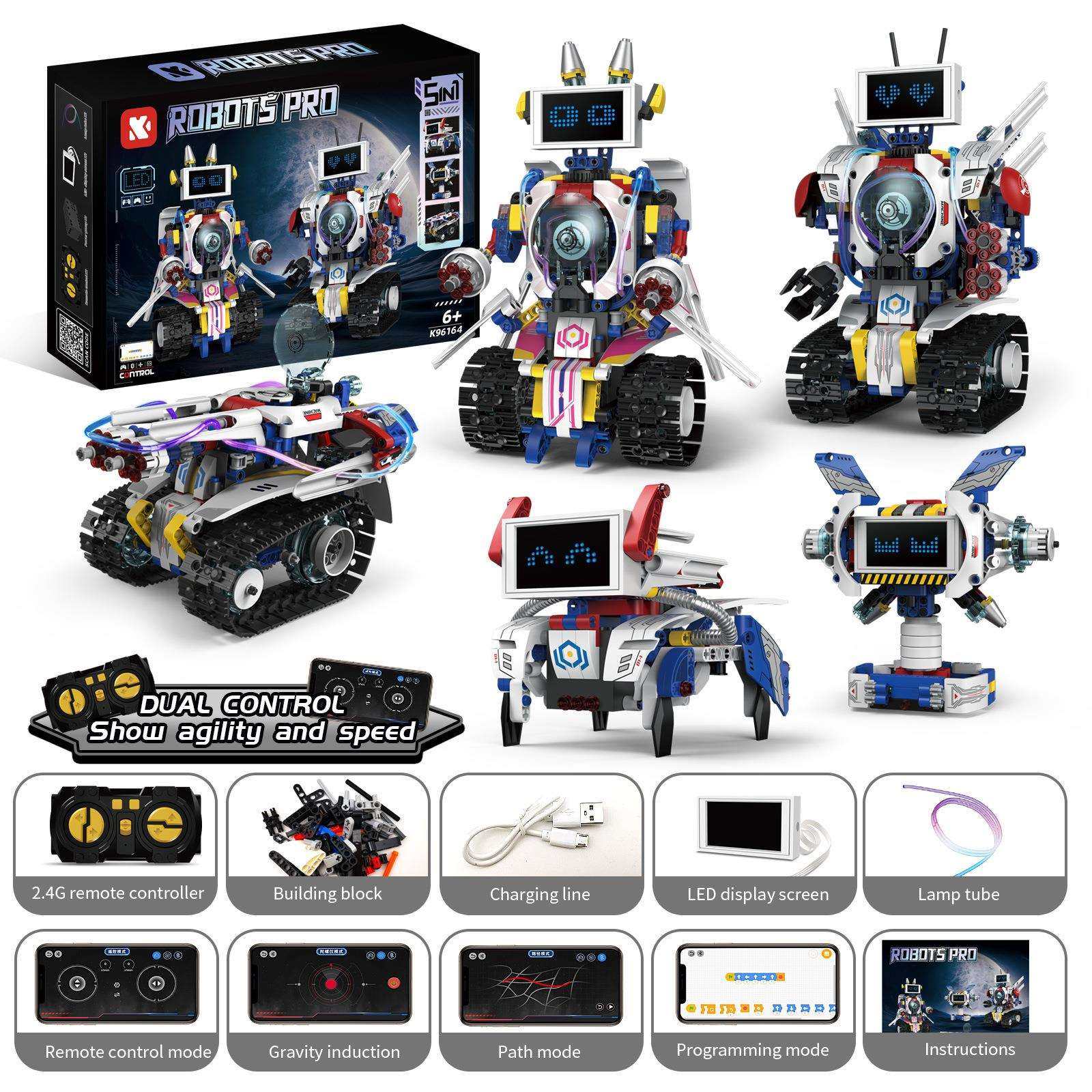 新品LED屏幕表情变化灯光积木科教小颗粒编程积木玩具机器人,畜牧/养殖物资,畜牧/养殖器械,淘宝优惠券,粉丝福利购,淘宝优惠卷