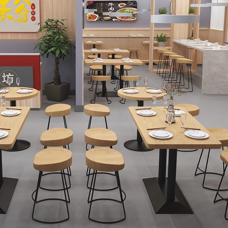 米粉店麻辣烫店桌椅组合
