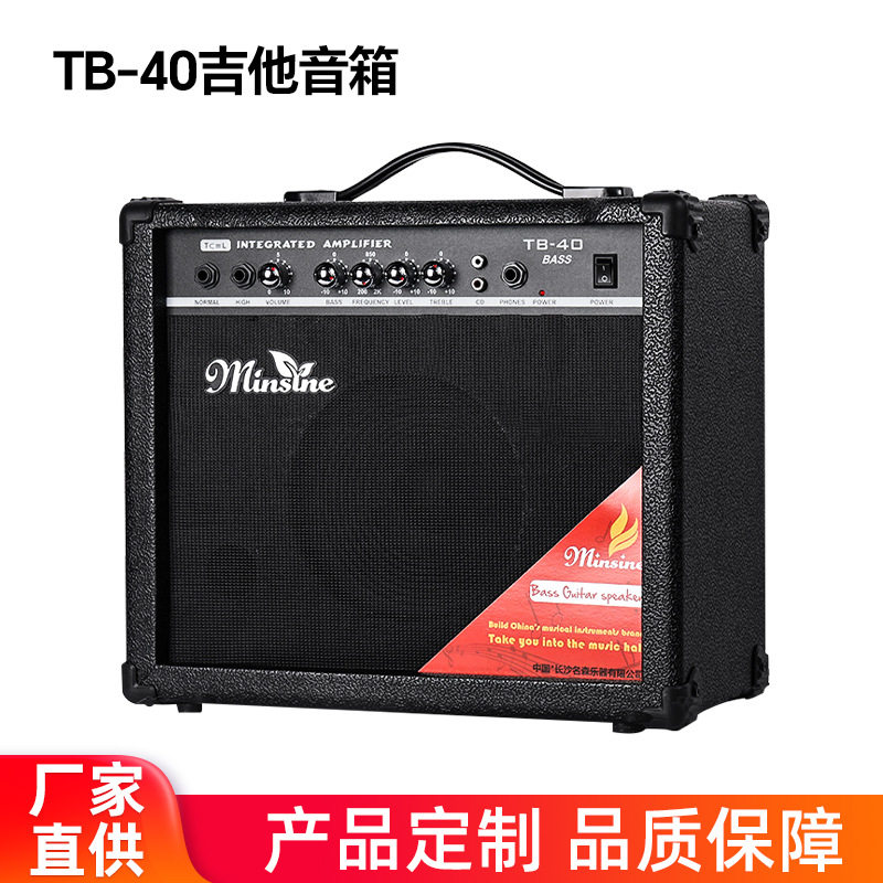 名森电贝司音箱20/40W BASS初学音响厂家直供多功能音箱